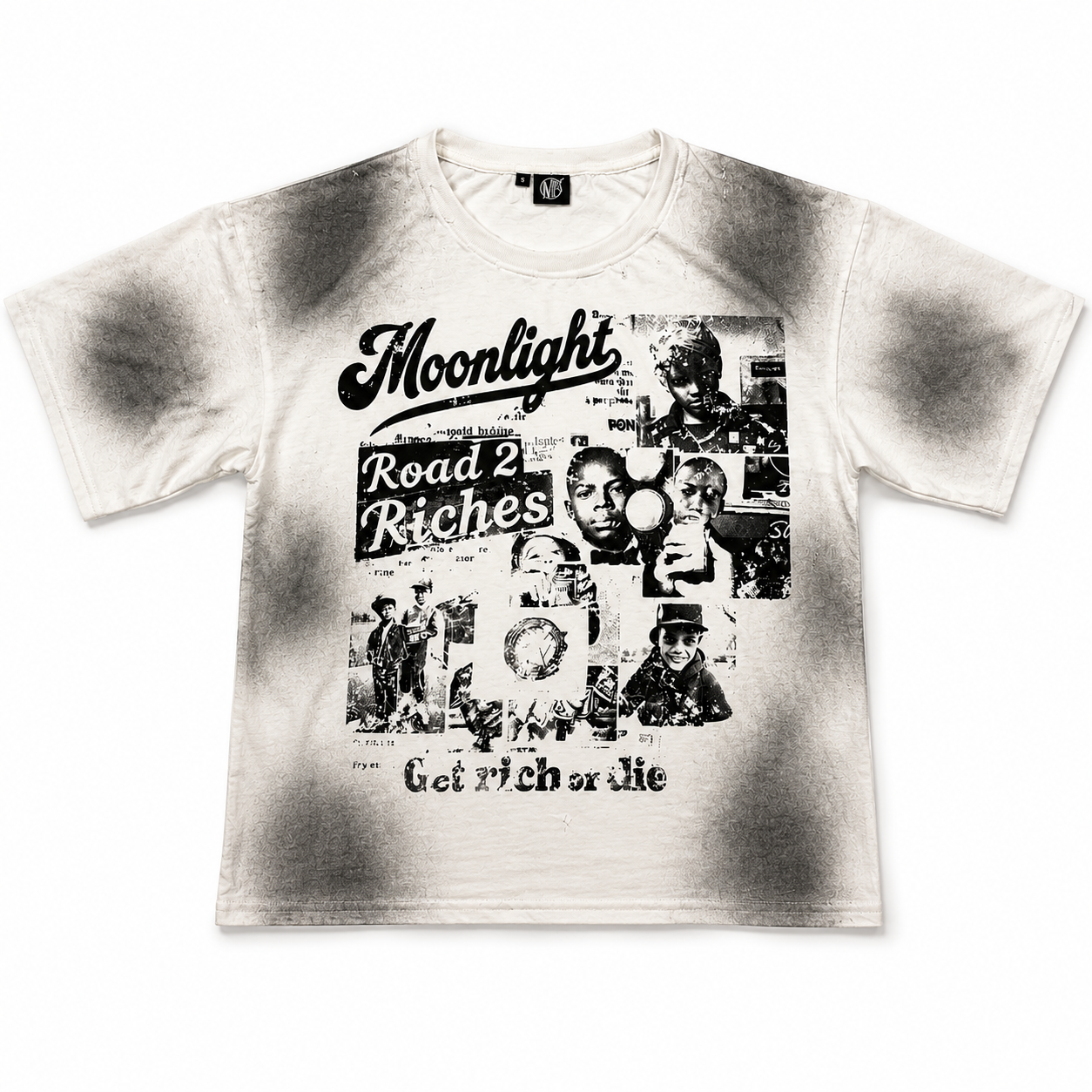 MOONLIGHT ROAD 2 RICHES WHITE TEE