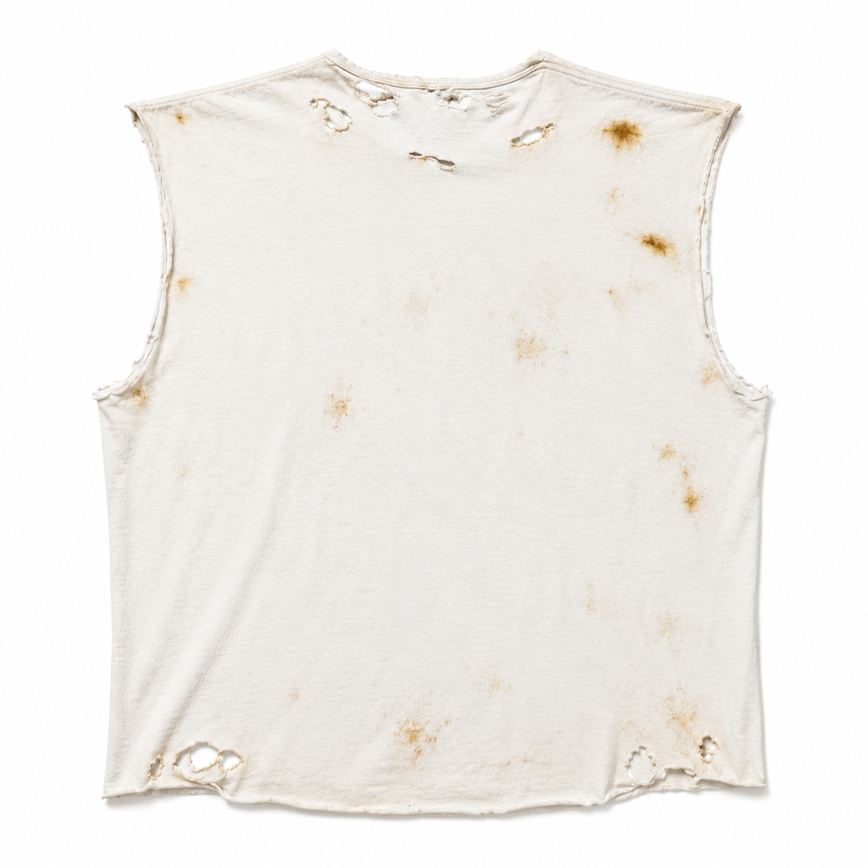 After dark White sleeveless