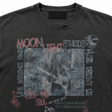 After dark Black tee