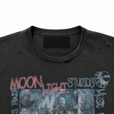 After dark Black tee