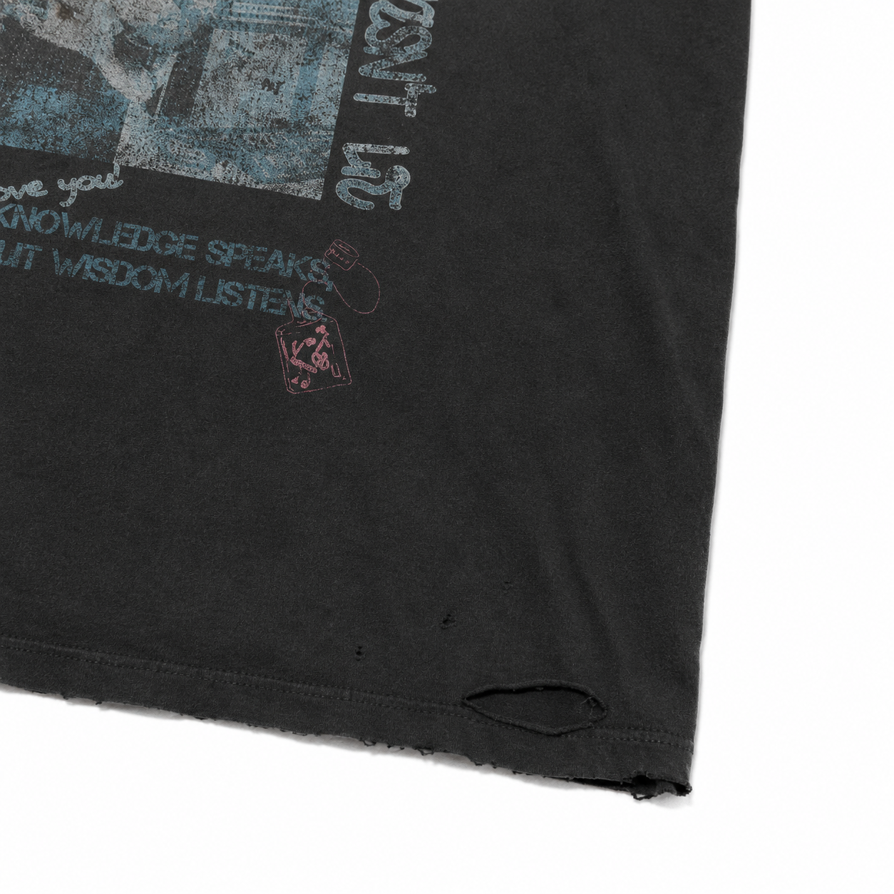After dark Black tee