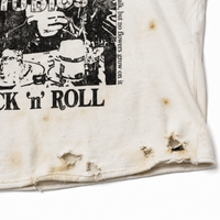 After dark White sleeveless