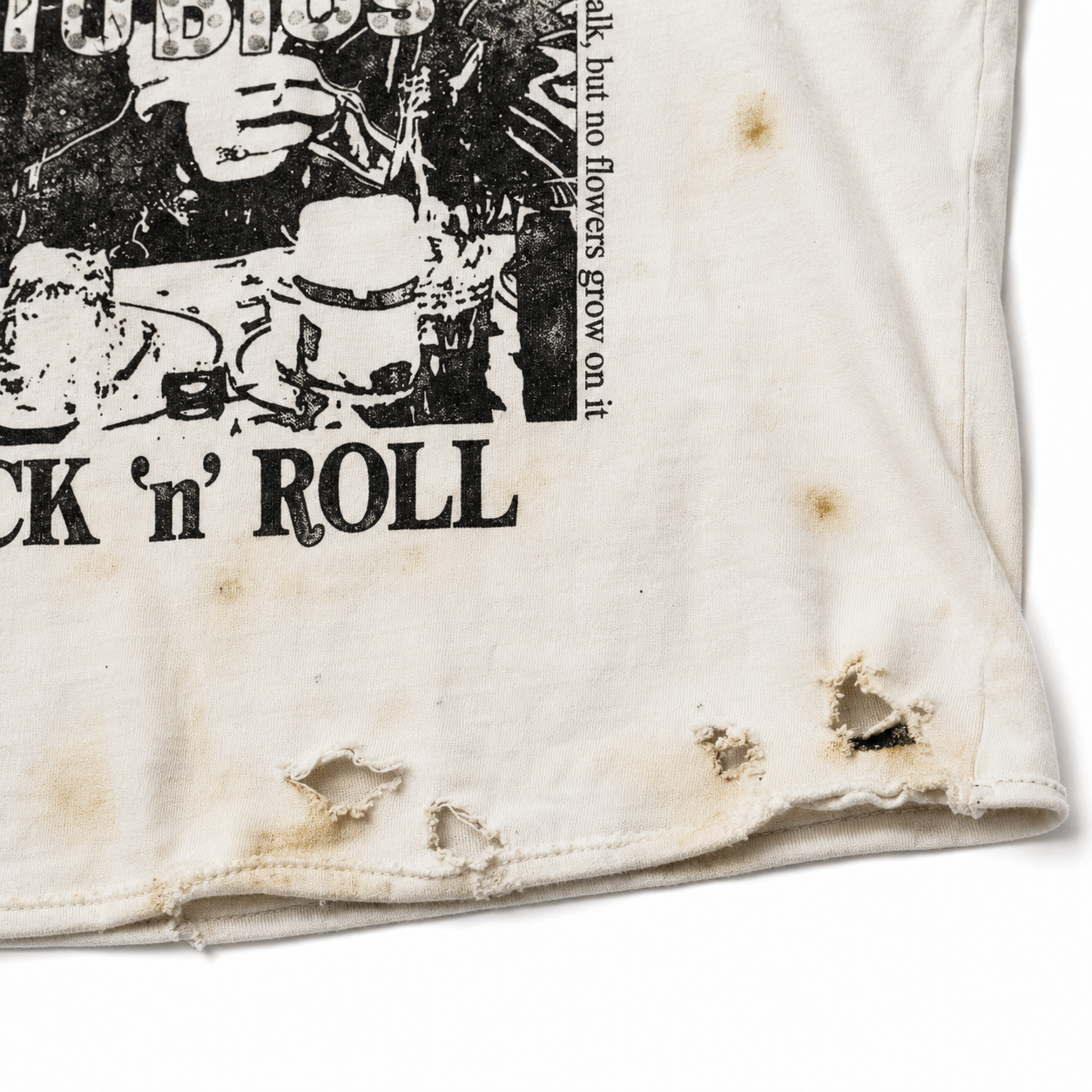 After dark White sleeveless